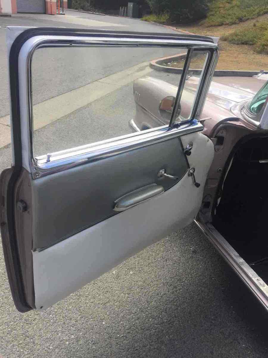 1957 Purple Chevrolet Bel Air Sedan