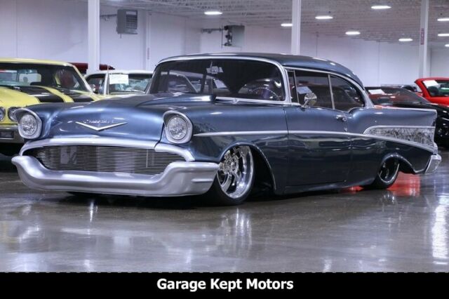 1957 Gray Chevrolet Bel Air/150/210 Coupe