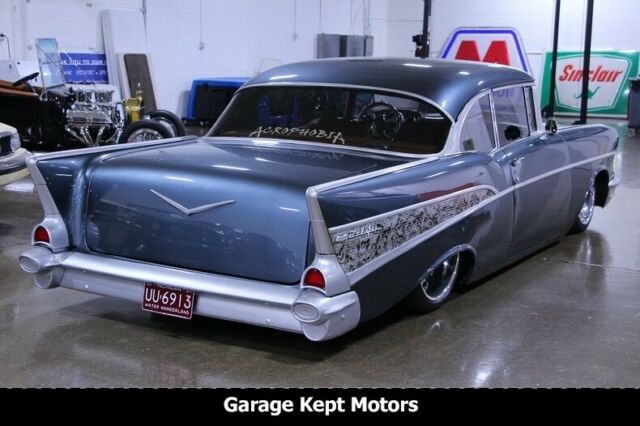 1957 Gray Chevrolet Bel Air/150/210 Coupe