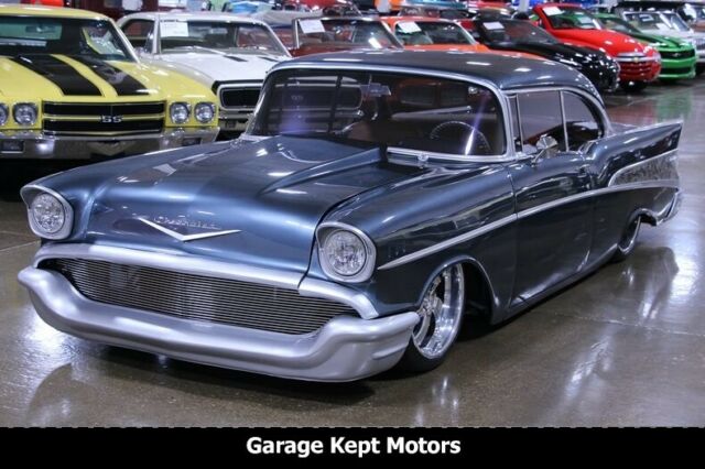 1957 Gray Chevrolet Bel Air/150/210 Coupe