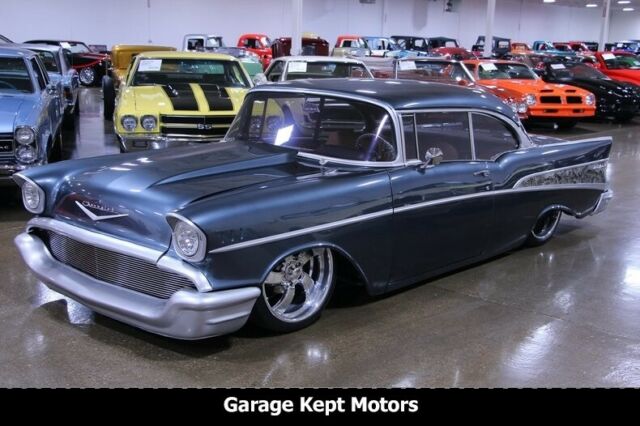 1957 Gray Chevrolet Bel Air/150/210 Coupe