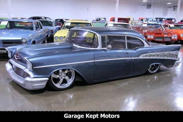 1957 Gray Chevrolet Bel Air/150/210 Coupe