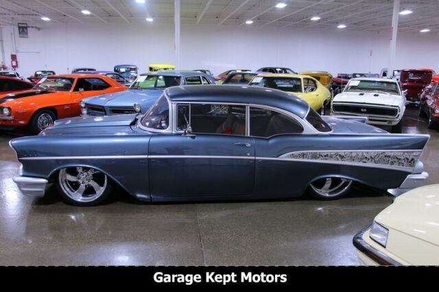 1957 Gray Chevrolet Bel Air/150/210 Coupe