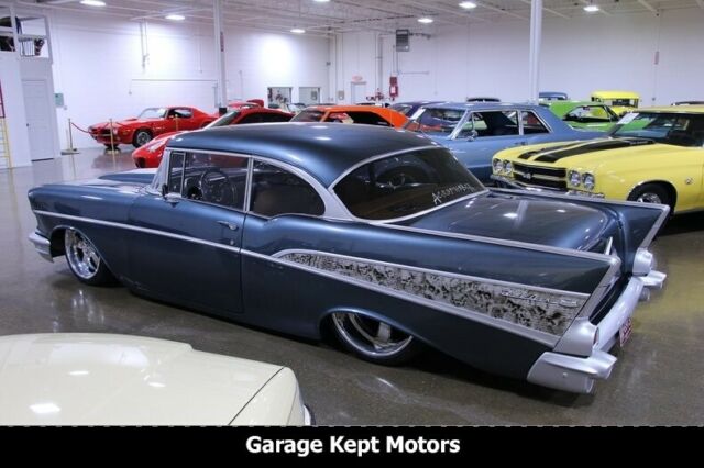 1957 Gray Chevrolet Bel Air/150/210 Coupe