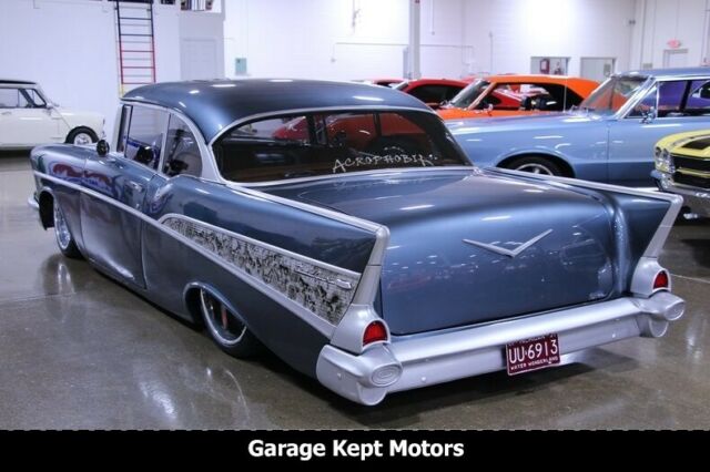 1957 Gray Chevrolet Bel Air/150/210 Coupe