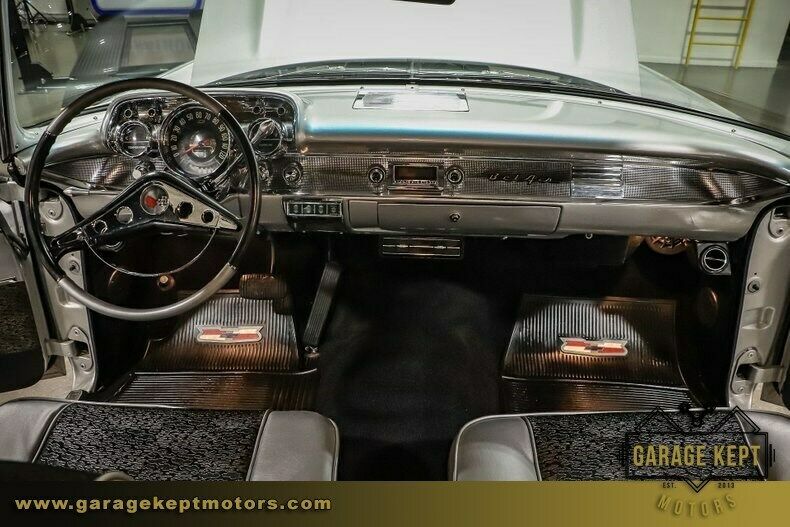 1957 Silver Chevrolet Bel Air/150/210 Coupe