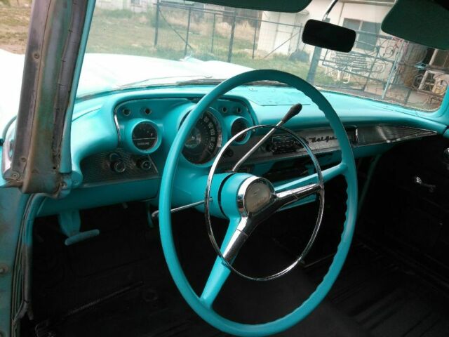1957 Teal Chevrolet Bel Air/150/210 Coupe