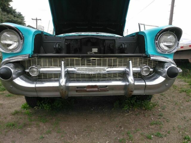 1957 Teal Chevrolet Bel Air/150/210 Coupe