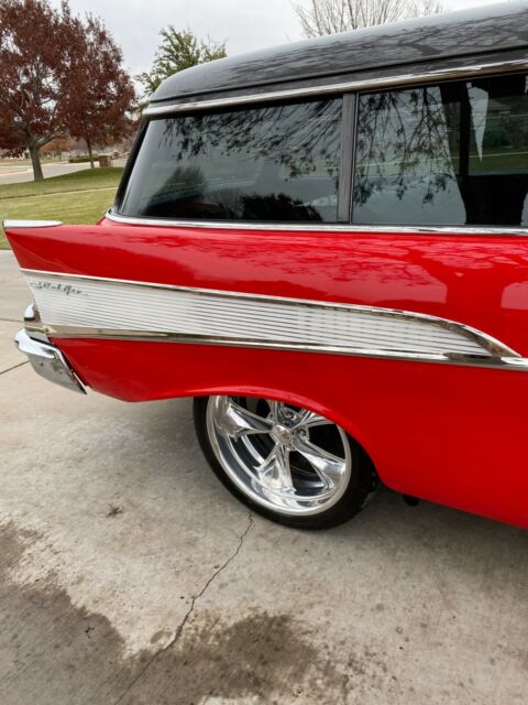 1957 Red Chevrolet Station Wagon Wagon