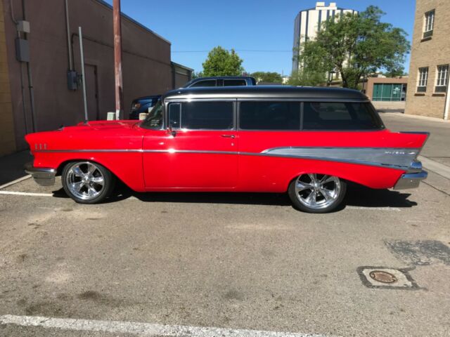 1957 Red Chevrolet Station Wagon Wagon