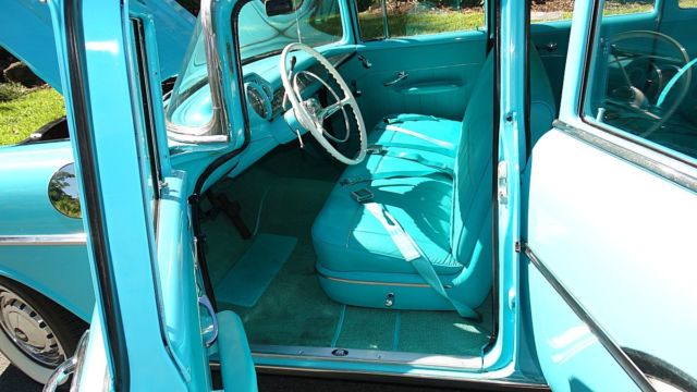 1957 TROPICAL TURQUOISE Chevrolet Bel Air/150/210 STATION WAGON