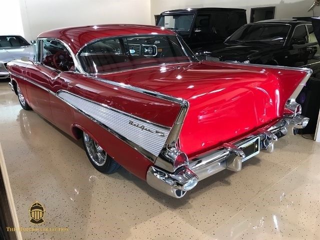 1957 Red Chevrolet Bel Air/150/210 --