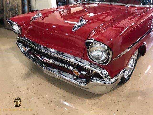 1957 Red Chevrolet Bel Air/150/210 --