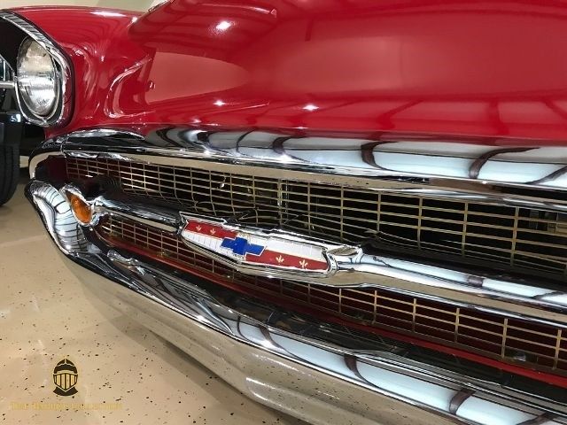 1957 Red Chevrolet Bel Air/150/210 --