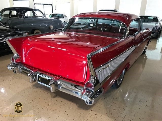1957 Red Chevrolet Bel Air/150/210 --