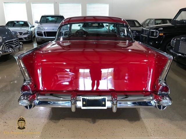 1957 Red Chevrolet Bel Air/150/210 --