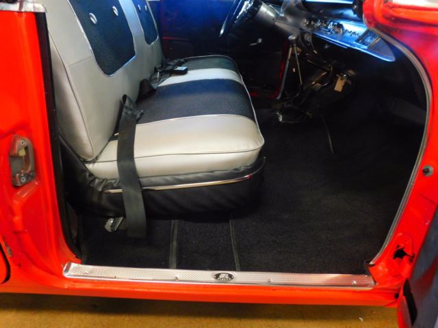 1957 Red Chevrolet Bel Air/150/210 Sedan