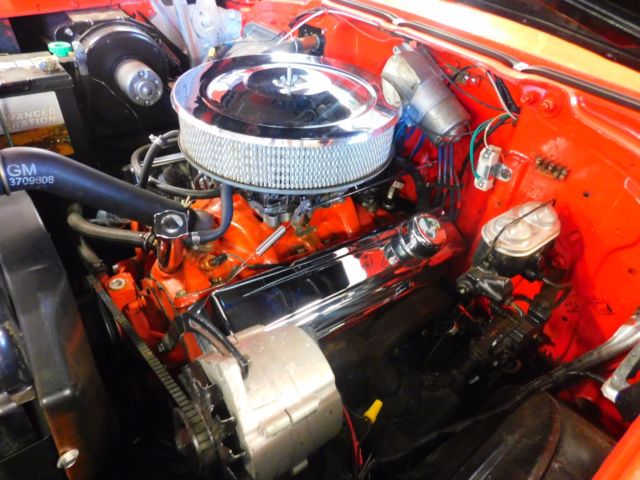 1957 Red Chevrolet Bel Air/150/210 Sedan