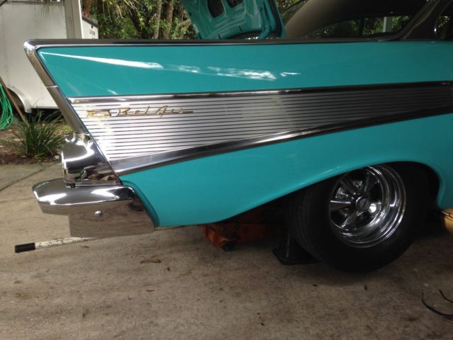 1957 TROPICAL TURQUOISE Chevrolet Bel Air/150/210 Coupe