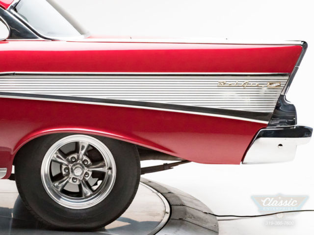 1957 Red Chevrolet Bel Air/150/210 --