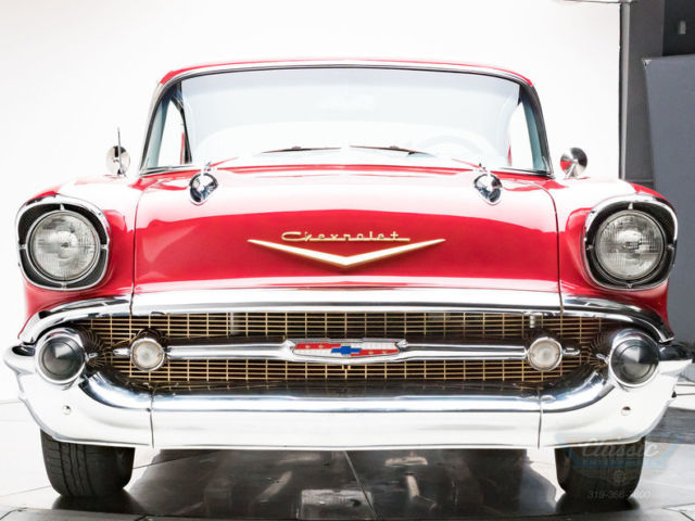1957 Red Chevrolet Bel Air/150/210 --