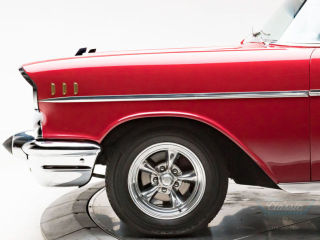 1957 Red Chevrolet Bel Air/150/210 --