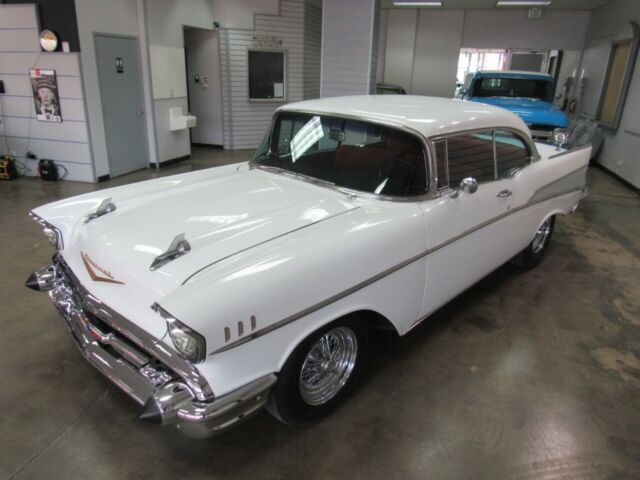 1957 White Chevrolet Bel Air/150/210 --