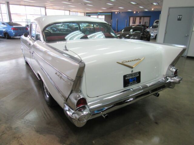 1957 White Chevrolet Bel Air/150/210 --