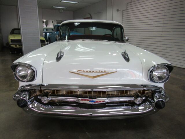 1957 White Chevrolet Bel Air/150/210 --
