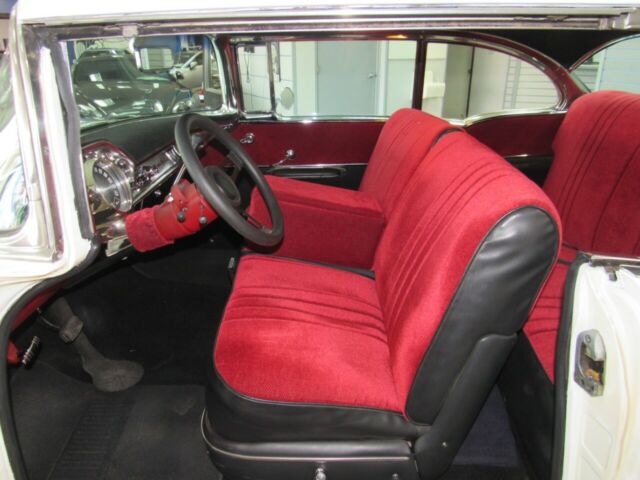 1957 White Chevrolet Bel Air/150/210 --