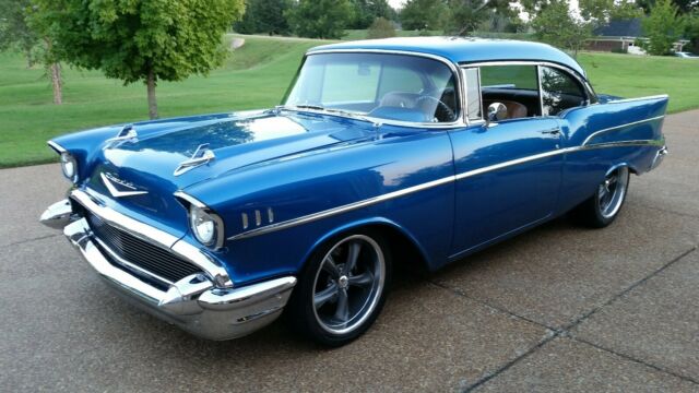 1957 Blue Chevrolet Bel Air/150/210 Coupe