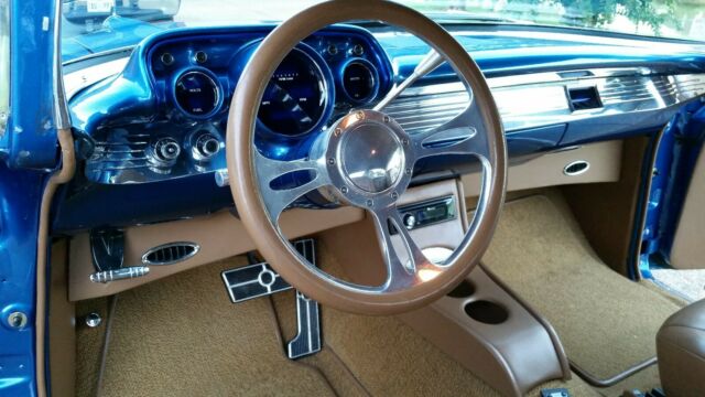 1957 Blue Chevrolet Bel Air/150/210 Coupe