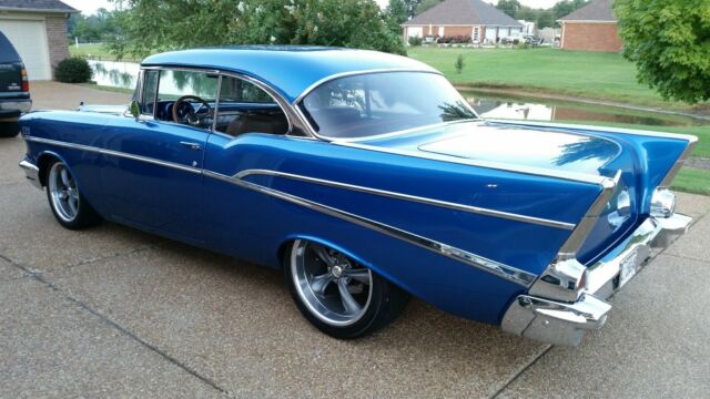 1957 Blue Chevrolet Bel Air/150/210 Coupe