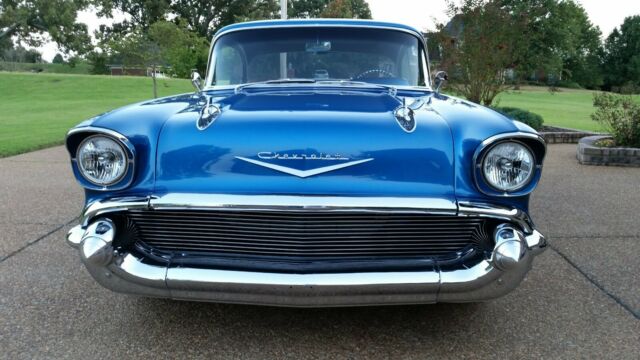 1957 Blue Chevrolet Bel Air/150/210 Coupe