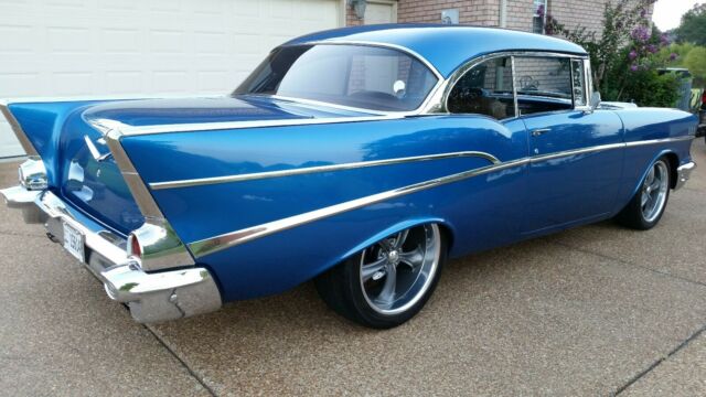 1957 Blue Chevrolet Bel Air/150/210 Coupe