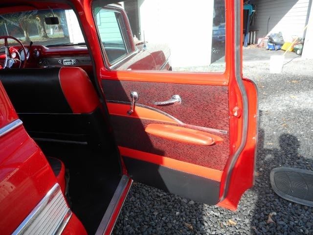 1957 Red Chevrolet Bel Air/150/210 --