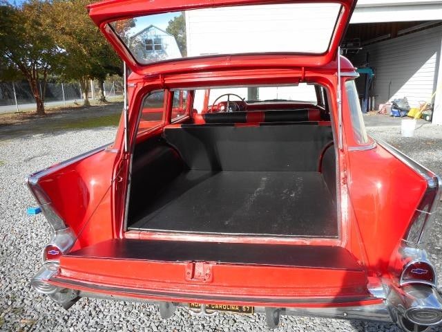 1957 Red Chevrolet Bel Air/150/210 --