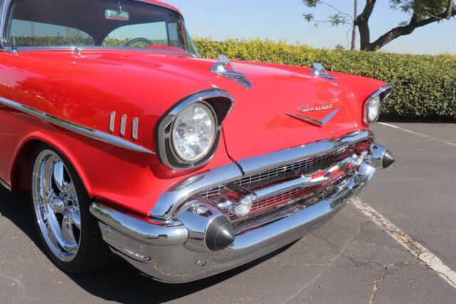 1957 Red Chevrolet Bel Air/150/210 --