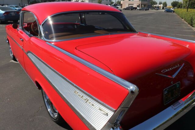 1957 Red Chevrolet Bel Air/150/210 --