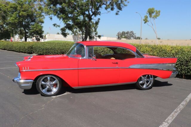 1957 Red Chevrolet Bel Air/150/210 --