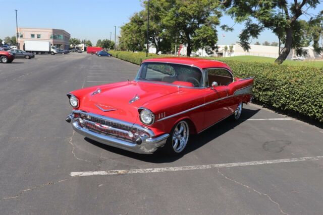 1957 Red Chevrolet Bel Air/150/210 --