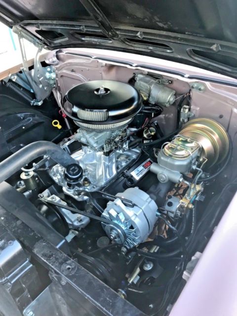 1957 Dusk Pearl/Ivory White Chevrolet Bel Air/150/210 2 door post