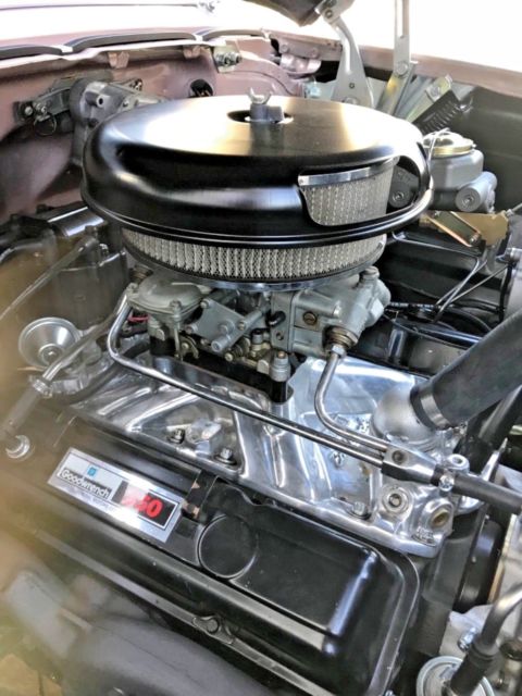 1957 Dusk Pearl/Ivory White Chevrolet Bel Air/150/210 2 door post