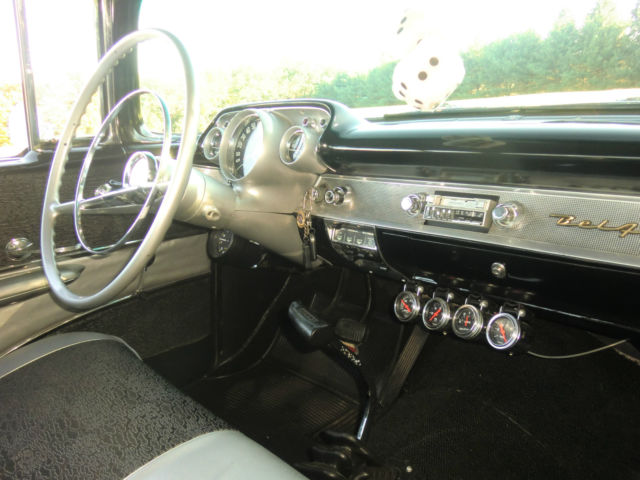 1957 Black Chevrolet Bel Air/150/210 Coupe