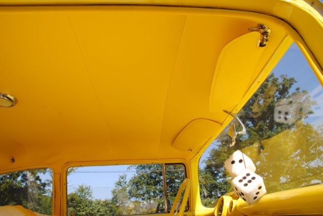 1957 Yellow Chevrolet Bel Air/150/210 Coupe