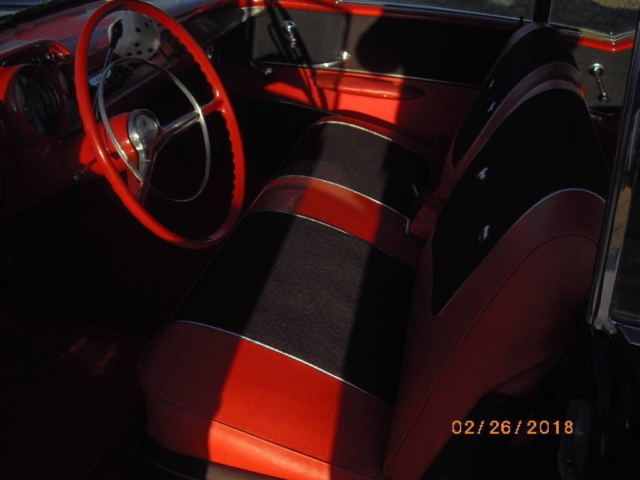1957 Black Chevrolet Bel Air/150/210 Coupe
