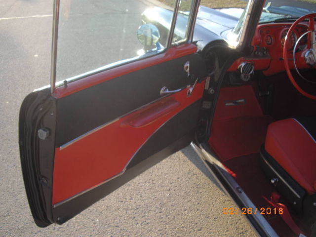 1957 Black Chevrolet Bel Air/150/210 Coupe