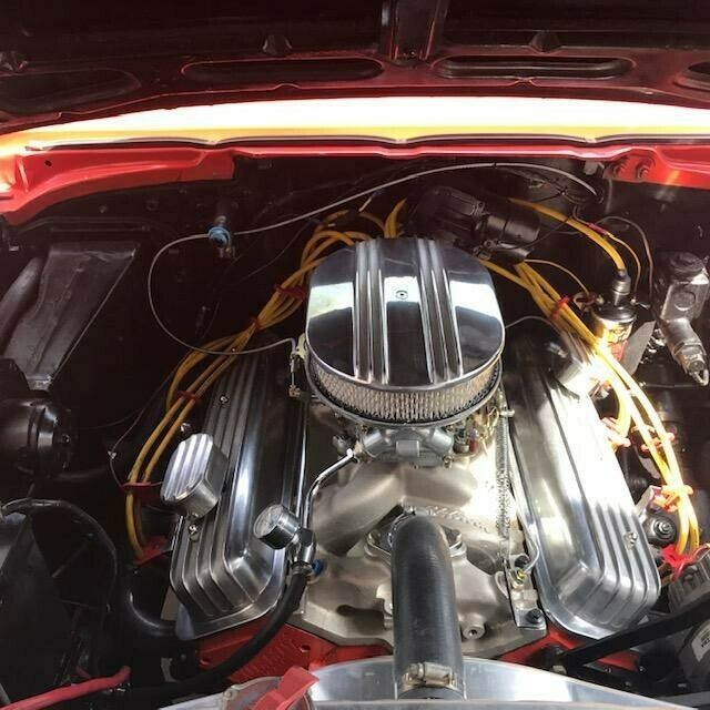 1957 Orange Chevrolet Bel Air/150/210 Sedan