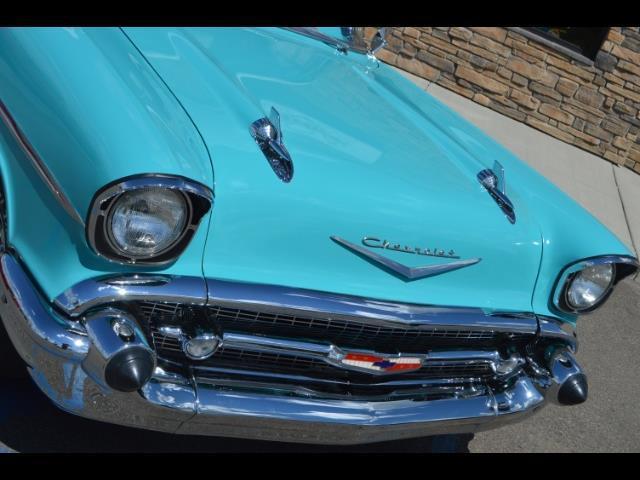 1957 Blue Chevrolet Bel Air/150/210 Sedan