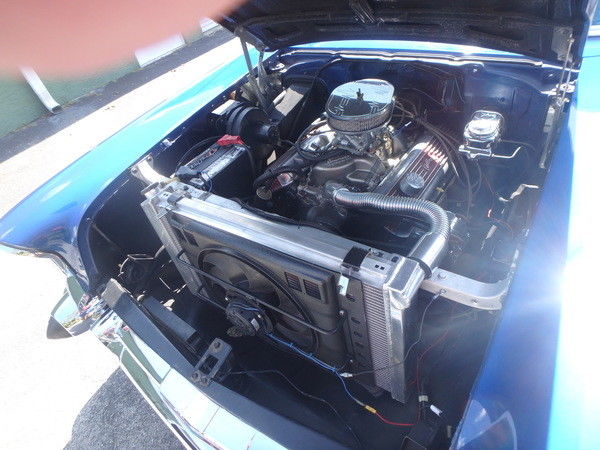 1957 Blue Chevrolet Bel Air/150/210 Hardtop